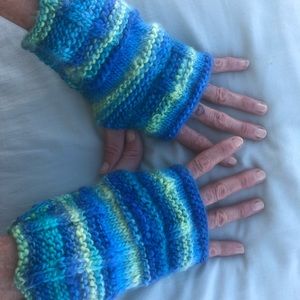 Handmade fingerless gloves
